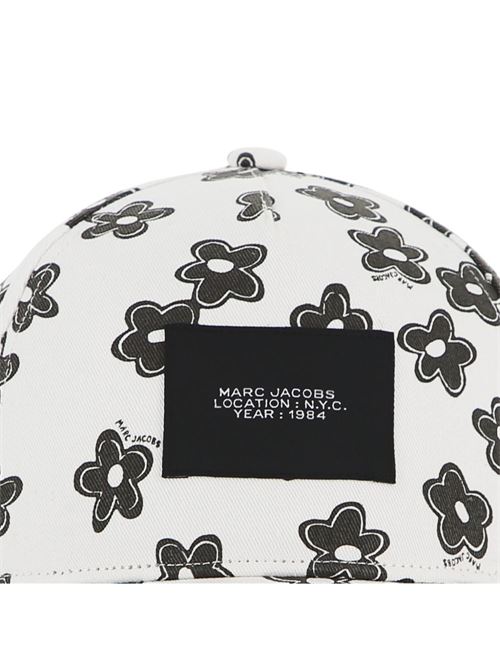 Cappello bambina Marc Jacobs bianco con fiori MARC JACOBS Kids | W60839126